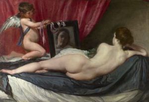 Diego Velázquez, Venus mit dem Spiegel (Rokeby Venus), 1648–1651, Öl auf Leinwand, 122,5 x 177 cm © London, The National Gallery