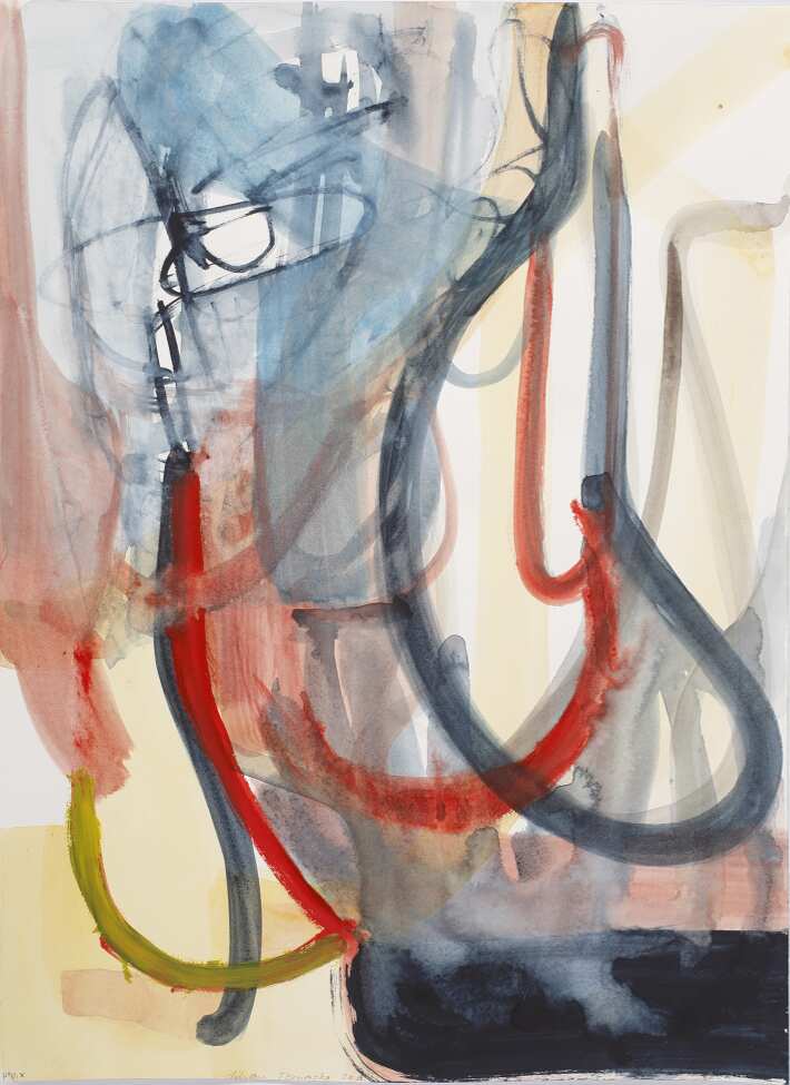 Liliane Tomasko, pty,x, 2015, Aquarell auf Papier, 61 x 45,7 cm © Courtesy bechter kastowsky galerie, Wien