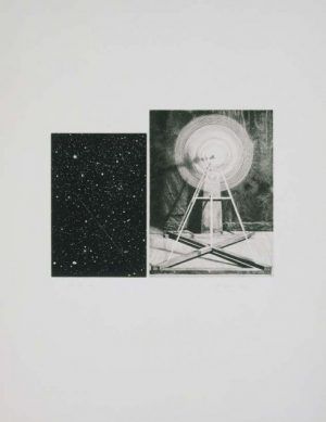 Vija Celmins, Concentric Bearings A, 1984, Zweifarbige Aquatinta, Photogravüre und Kaltnadelradierung Motiv: 19,8 x 25 cm Blatt: 61 x 47 cm Gedruckt von Kenneth Farley und Doris Simmelink Verlegt von Gemini G.E.L., Los Angeles.