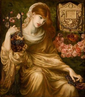 Dante Gabriel Rossetti, Roman Widow (Dîs Manibus), 1874, Öl auf Leinwand, 104,8 x 93,3 cm (Collection Museo de Arte de Ponce. The Luis A. Ferré Foundation, Inc., Ponce, Puerto Rico), Foto: John Betancourt.