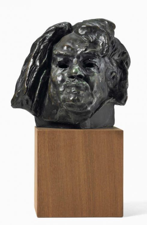 Auguste Rodin, Balzac, endgültige Studie für den Kopf, 1897, Bronze, 18 x 18 x 16 cm (Hahnloser/Jaeggli Stiftung, Winterthur, Schenkung C. Rudolf Jäggli, 2011)
