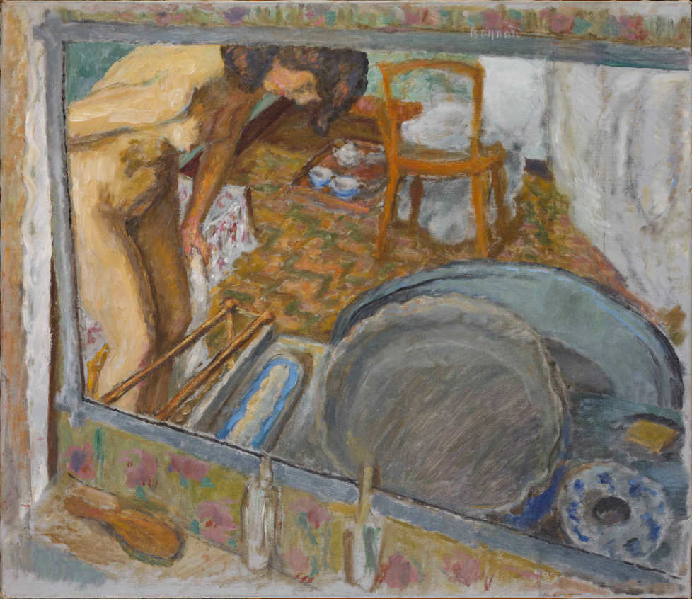 Pierre Bonnard, Spiegeleffekt oder Der Badezuber, 1909, Öl auf Leinwand, 73 x 84,5 cm (Hahnloser/Jaeggli Stiftung, Winterthur, Schenkung Verena Steiner-Jäggli, 2011)