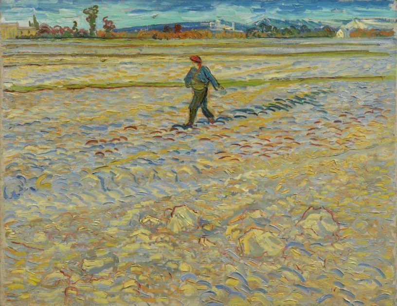 Vincent van Gogh, Der Sämann, 1888, Öl auf Leinwand, 72 x 91,5 cm (Hahnloser/Jaeggli Stiftung, Winterthur, Schenkung Elisabeth Lasserre-Jäggli, 1983)