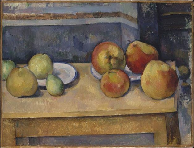 Paul Cézanne, Grosses pommes, um 1891-92, Öl auf Leinwand, 44,8 x 58,7 cm, The Metropolitan Museum of Art, New York, Legat Stephen C. Clark, 1960.