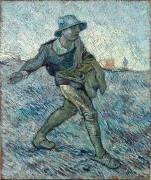 Vincent van Gogh, Der Sämann (nach Jean-François Millet), 1890, Öl auf Leinwand (Kröller-Müller Museum, Otterloo, inv. KM 110.673 © Stichting Kröller-Müller Museum)