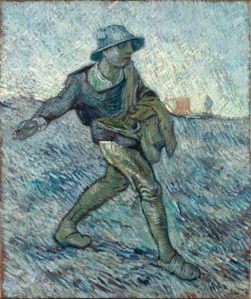 Vincent van Gogh, Der Sämann (nach Jean-François Millet), 1890, Öl auf Leinwand (Kröller-Müller Museum, Otterloo, inv. KM 110.673 © Stichting Kröller-Müller Museum)