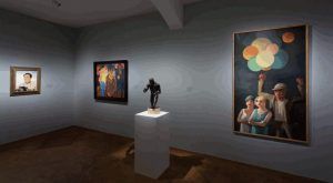 Ausstellungsansicht „Wien - Berlin. Kunst zweier Metropolen“ © Belvedere, Wien.