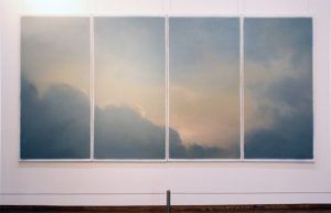 Gerhard Richter, Wolken (Fenster), 1970 (Essl Museum Klosterneuburg/Wien), Installationsansicht „Wolken“ im Leopold Museum, Foto: Alexandra Matzner.