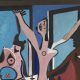 Pablo Picasso, La Danse [Drei Tänzerinnen], Detail, Monte Carlo, Juni 1925, Öl auf Leinwand, 215,3 x 142,2 cm (Tate © Sucession Picasso/DACS 2017)