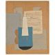 Picasso, Violine und Musikblatt, Herbst 1912, Papiere und Partitur auf Karton geklebt, Gouache, 78 x 65 cm (Paris, Musée Picasso, M.P. 368)