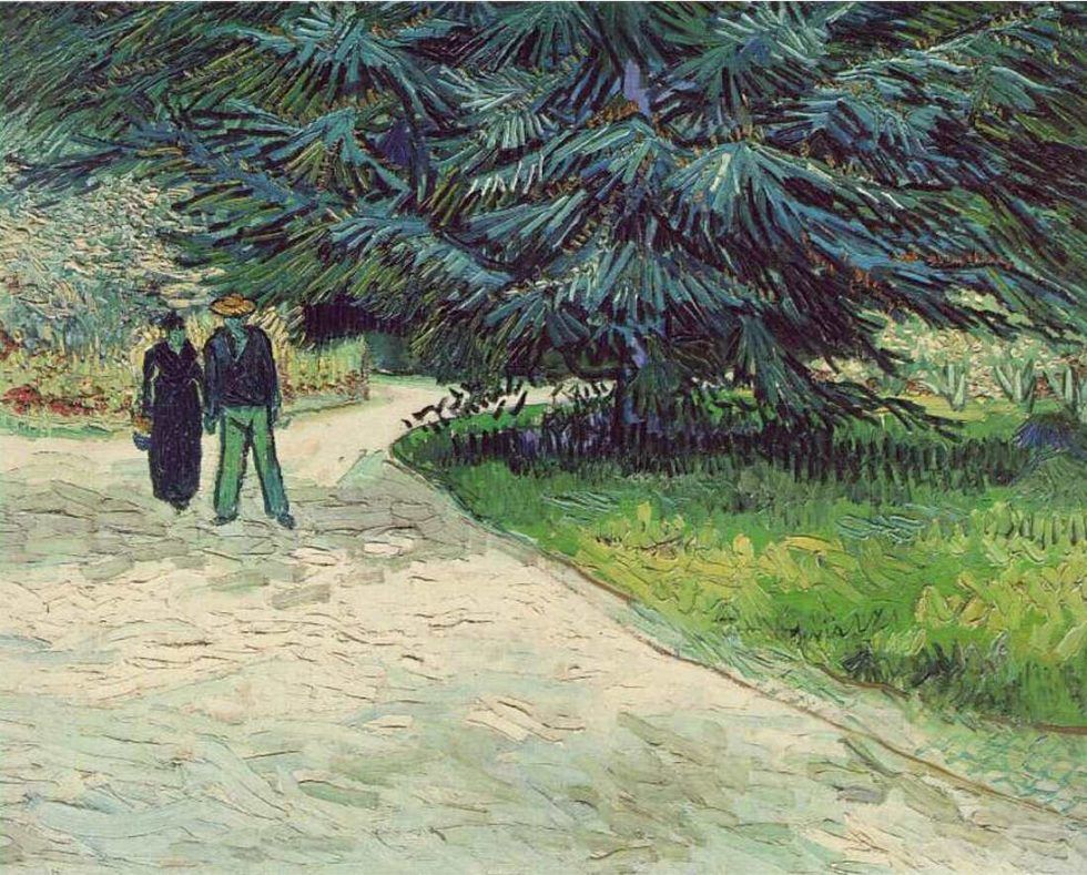 Vincent van Gogh, Le Jardin du poète [Der Dichtergarten], Mitte September, Öl auf Leinwand, 73 x 92,1 cm (The Art Institute of Chicago, Mr. and Mrs. Coburn Memorial Collection, 1933-433)