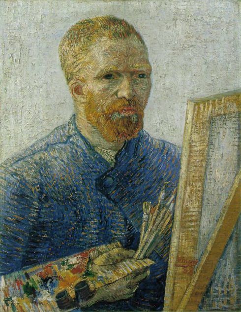 Vincent van Gogh, Selbstporträt an der Staffelei, Februar 1888, Öl auf Leinwand, 65 x 50,5 cm (Van Gogh Museum, Amsterdam (Vincent van Gogh Stiftung))