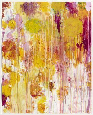 Cy Twombly, Untitled, 2001, Synthetische Farbe, Kreide und Collage auf Papier, Synthetic polymer paint, crayon, and cut-and-pasted paper on paper, 123.2 x 98.4 cm (The Museum of Modern Art).
